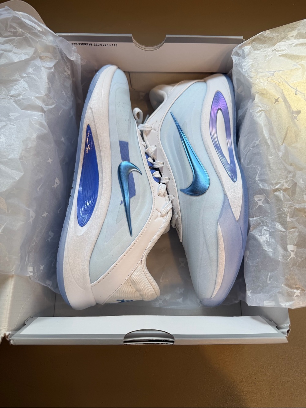NWT Nike A’One "Blue Ice" A'ja Wilson Basketball Shoes Women’s 10.5 Men’s 9
